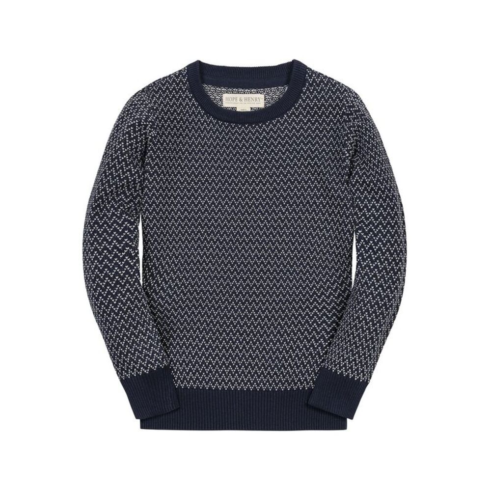 Hope & Henry Boys Crew Neck Pullover Sweater